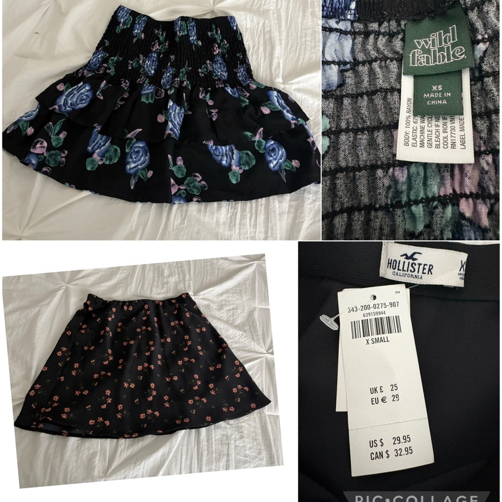 Extra Small Mini Skirts - $12 total for both‎